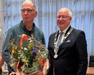 Herman Harms lid in de orde van Oranje-Nassau