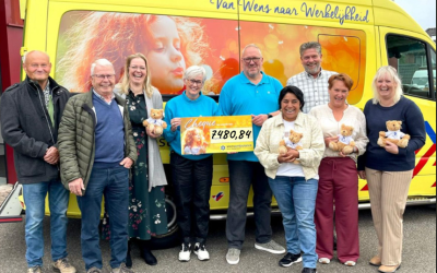 Opbrengst actie voor WensAmbulance Oost-Nederland prachtig resultaat