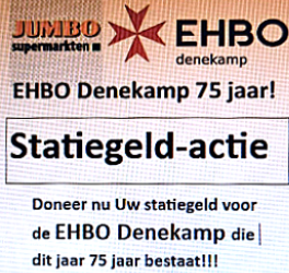 Statiegeld-actie voor EHBO-vereniging Denekamp bij Jumbo